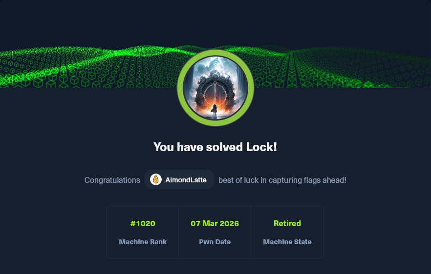 [HTB Writeup] Lock