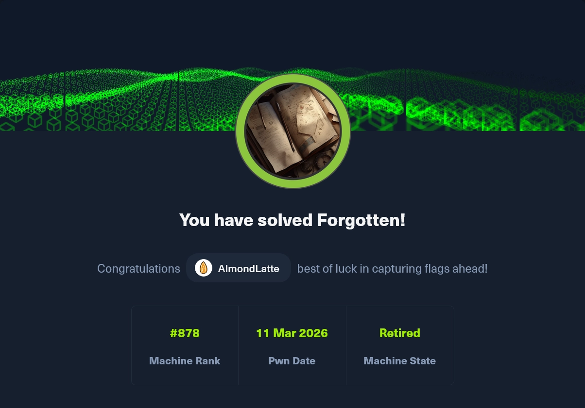 [HTB Writeup] Forgotten