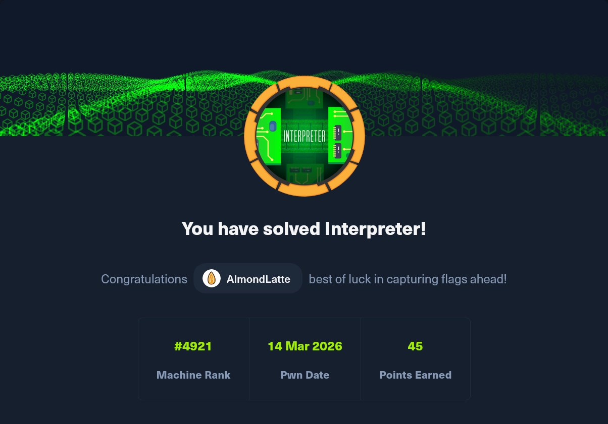 Interpreter machine