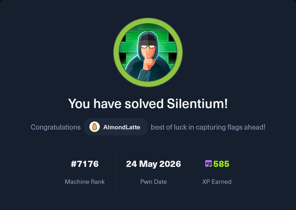 Silentium machine