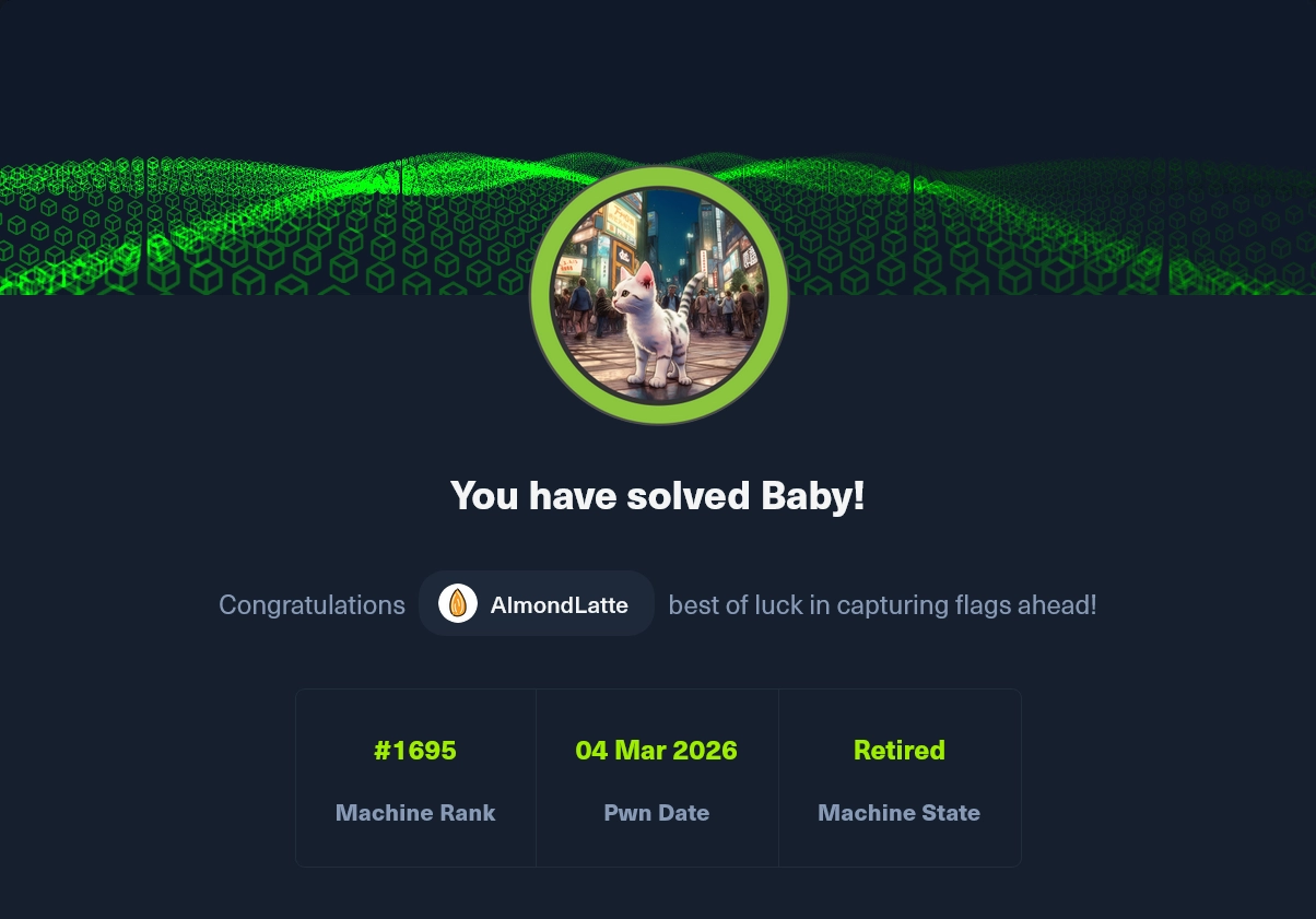 [HTB Writeup] Baby