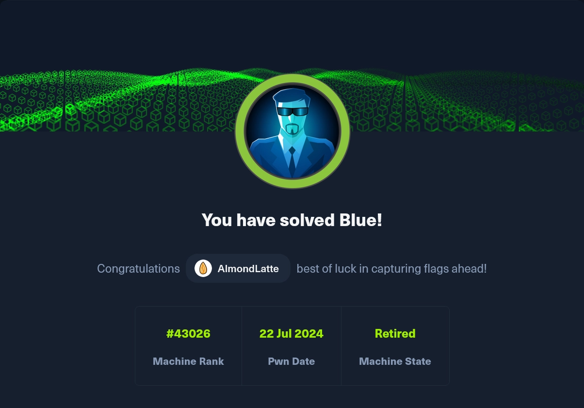 [HTB Writeup] Blue